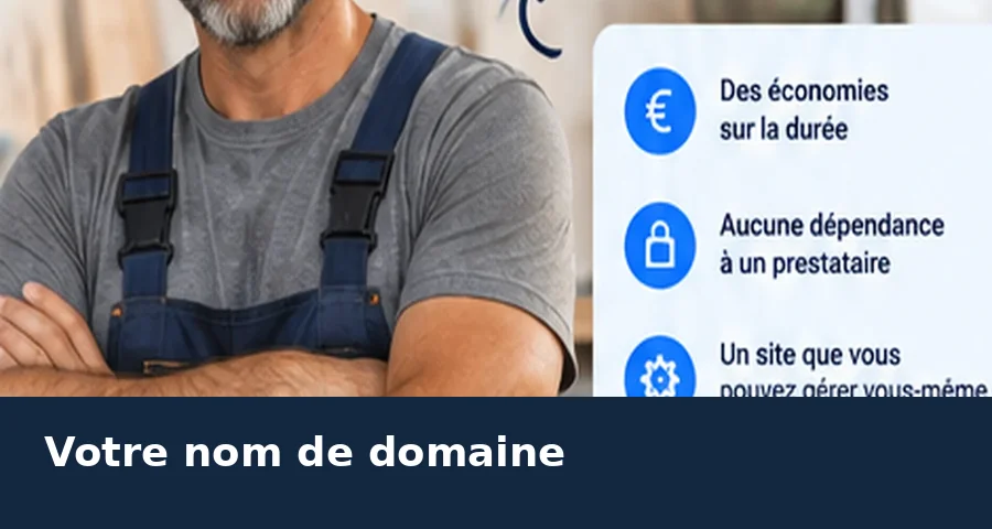 Illustration originale : Nom de domaine : comment éviter de dépendre de son prestataire