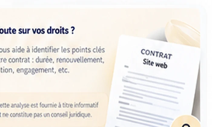 Illustration originale de lecture de contrat