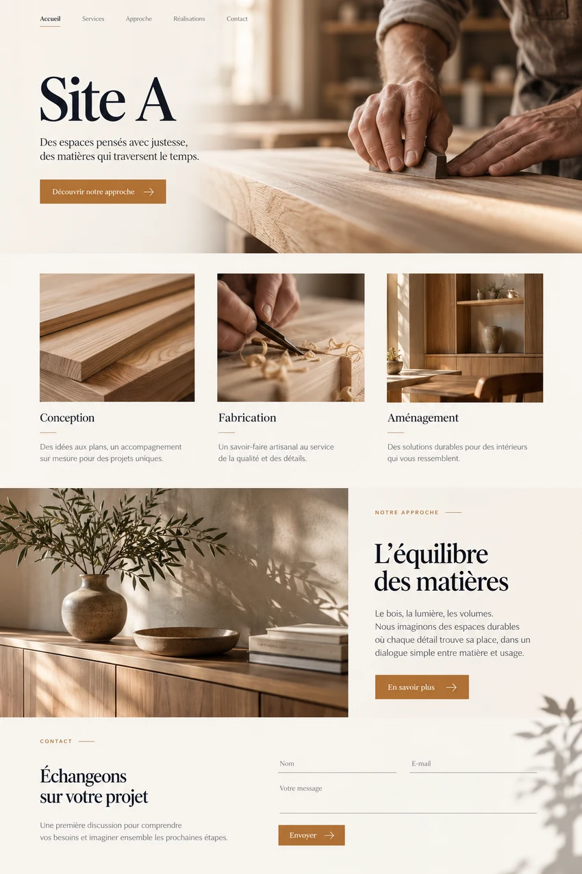 Emplacement générique provisoire du Site A